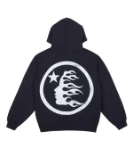 Hellstar Studios Basic Logo Hoodie Faded Black - Image 3