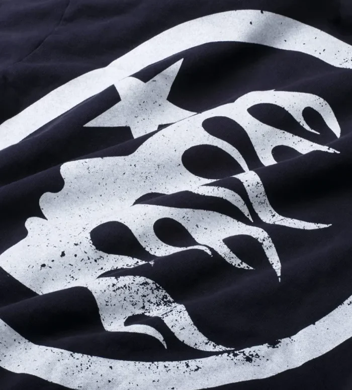Hellstar Studios Basic Logo Hoodie Faded Black - Image 2