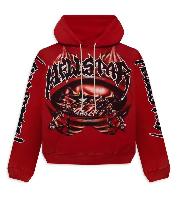 Hellstar Halloween Skeleton Airbrushed Hoodie - Image 1