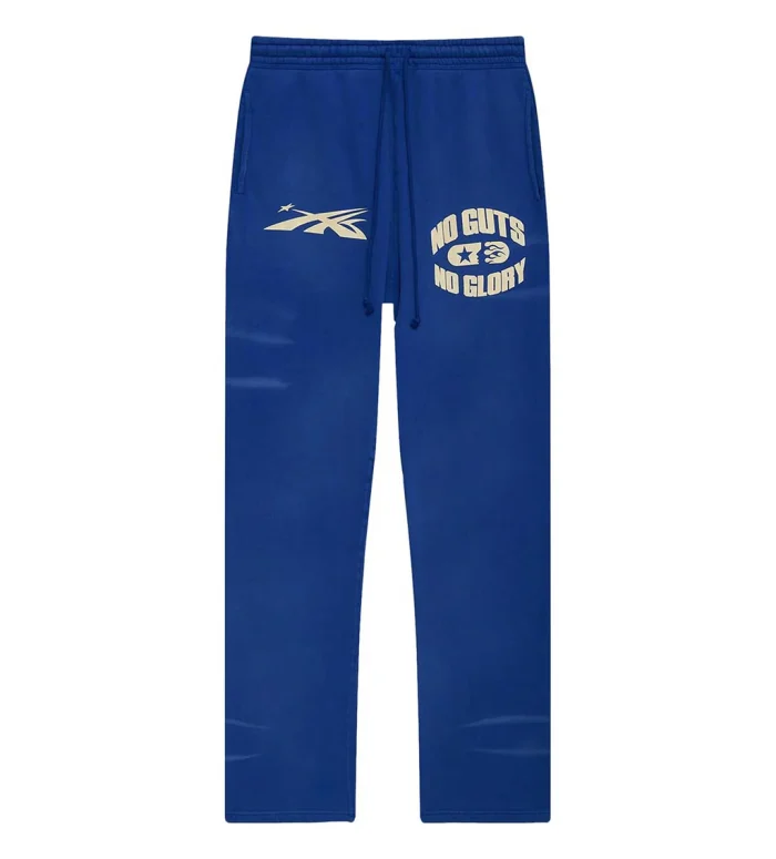 Hellstar Sports No Guts No Glory Sweatpants Blue - Image 1