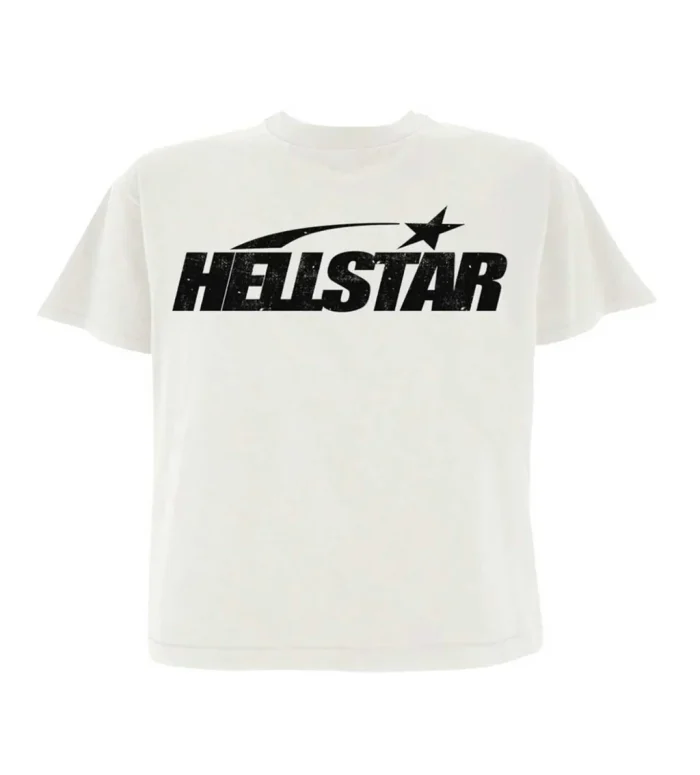 Hellstar Studios Classic Logo Tee Cream - Image 1