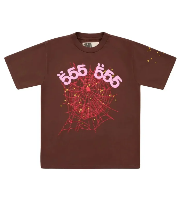 Sp5der 555 Angel Number Tee Brown (Complexcon Exclusive) - Image 1