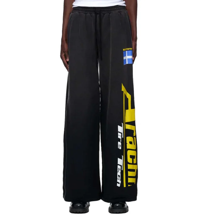 Sp5der Jumbo Sweatpants Black - Image 2