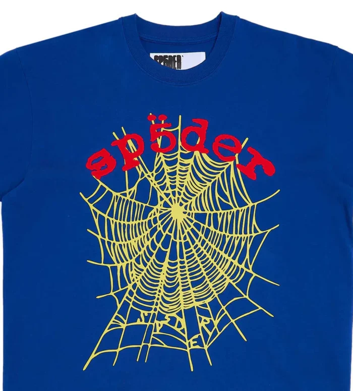 Sp5der OG Logo v2 HW Tee Navy - Image 2