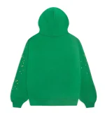 Sp5der Star OG Web v2 Hoodie Green - Image 2