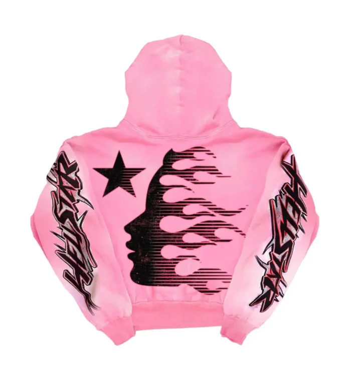 Hellstar Brainwashed Hoodie Pink (Without Brain) - Image 2