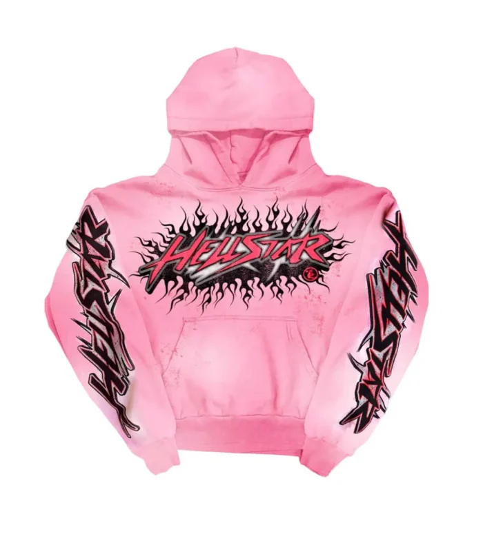 Hellstar Brainwashed Hoodie Pink (Without Brain) - Image 1