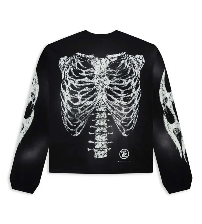 Hellstar Halloween Skeleton L/S Tee Black - Image 3
