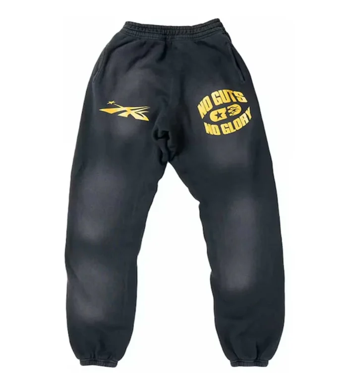 Hellstar No Guts No Glory Black Sweatpants - Image 1