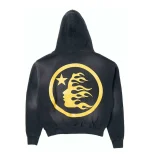 Hellstar No Guts No Glory Faded Black Hoodie