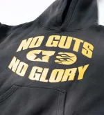 Hellstar No Guts No Glory Faded Black Hoodie - Image 4