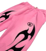 Hellstar Studios Pink Flame Sweatpants - Image 3
