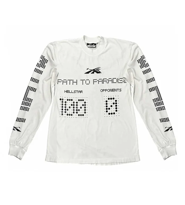 Hellstar Scoreboard L/S Tee Cream - Image 1