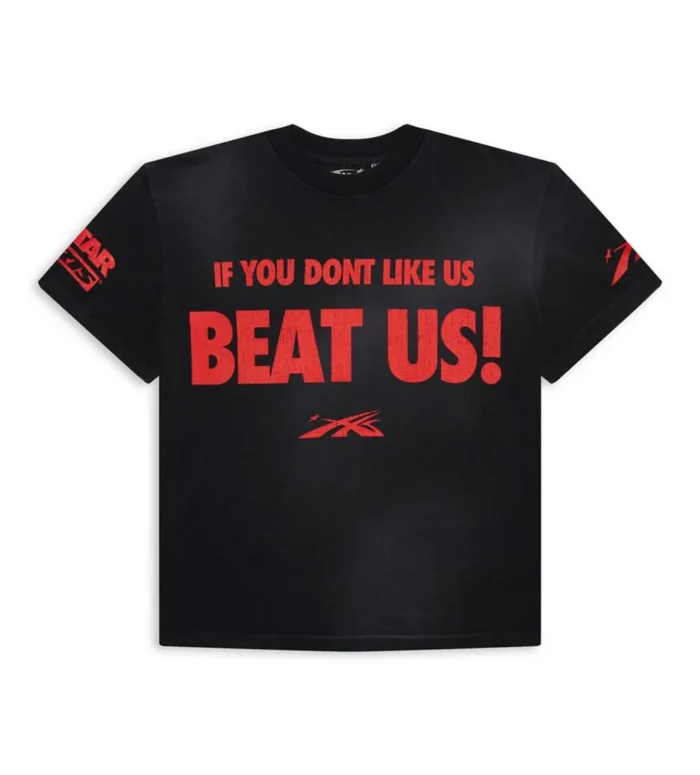 Hellstar Sports Beat Us! Tee (Black/Red) - Image 1