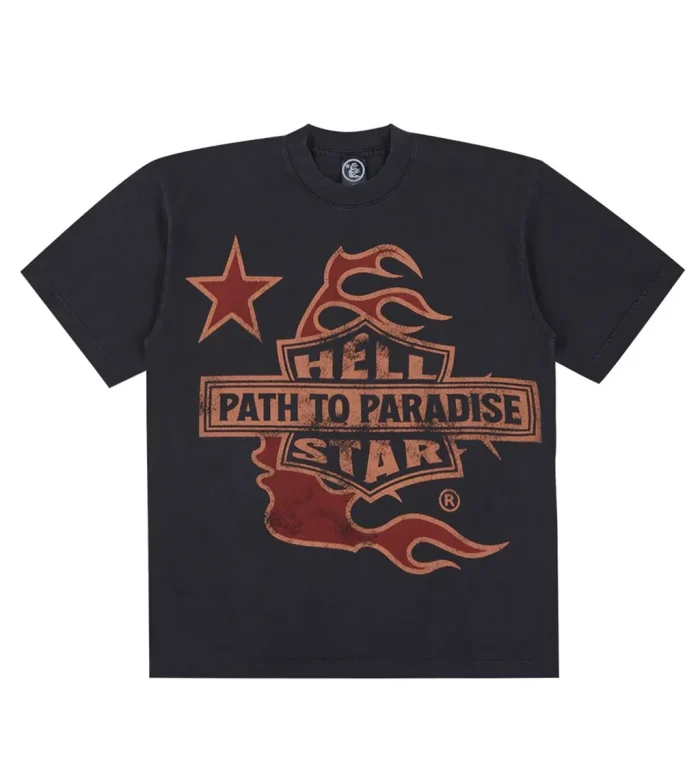 Hellstar Studios Biker Tour Tee Grey - Image 1