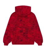 Sp5der OG Tree Camo Hoodie Red - Image 4