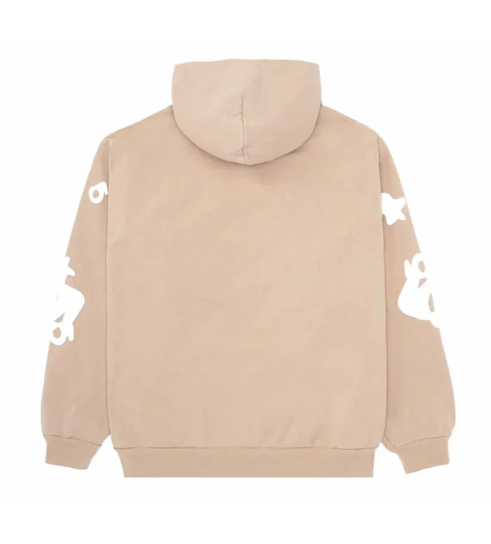 Sp5der Beluga Hoodie Brown - Image 3