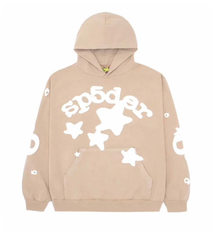 Sp5der Beluga Hoodie Brown - Image 1