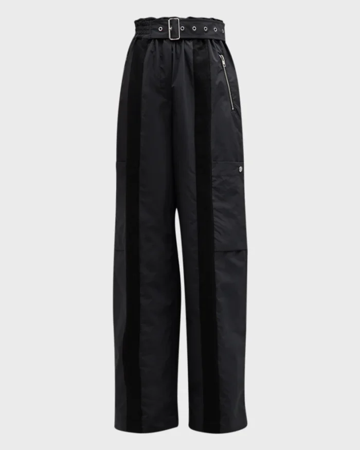 Recycled High-Rise Wide-Leg Cargo Pants - Image 1