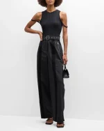 Recycled High-Rise Wide-Leg Cargo Pants - Image 4