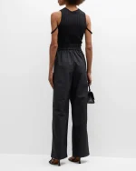 Recycled High-Rise Wide-Leg Cargo Pants - Image 5