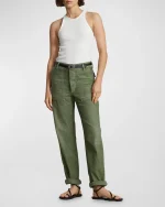 Cotton Sateen Utility Pants - Image 2