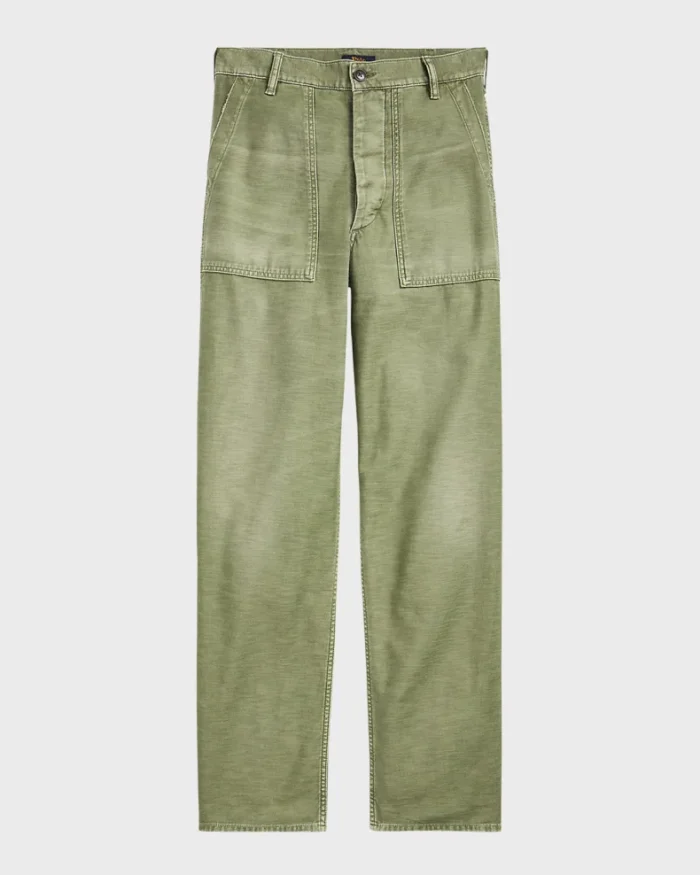 Cotton Sateen Utility Pants - Image 1