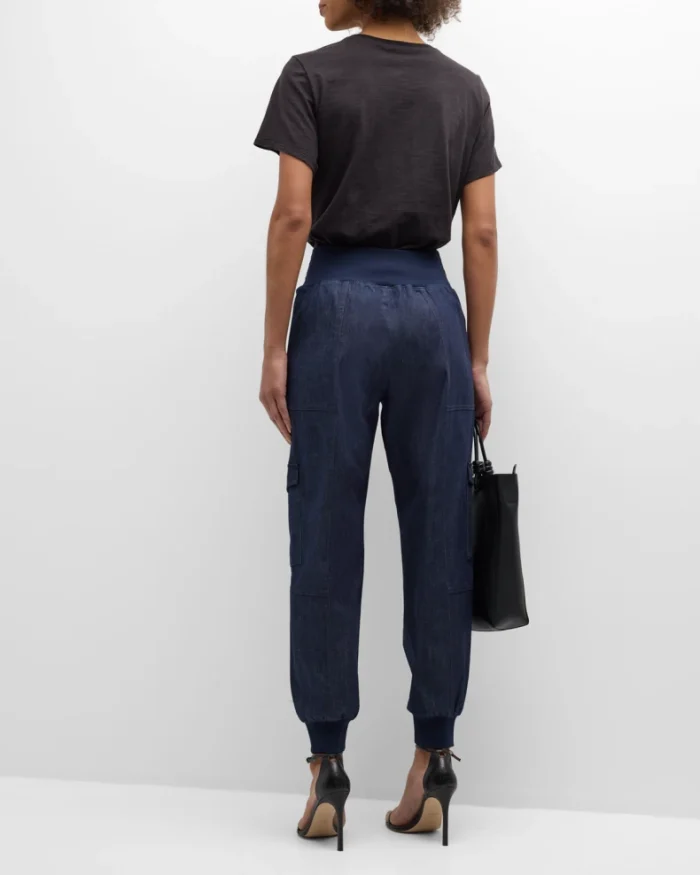 Giles Denim Jogger Pants - Image 4