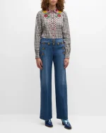 Sailor Buttoned Jeans - Image 4