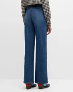 Sailor Buttoned Jeans - Image 6