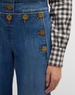 Sailor Buttoned Jeans - Image 8