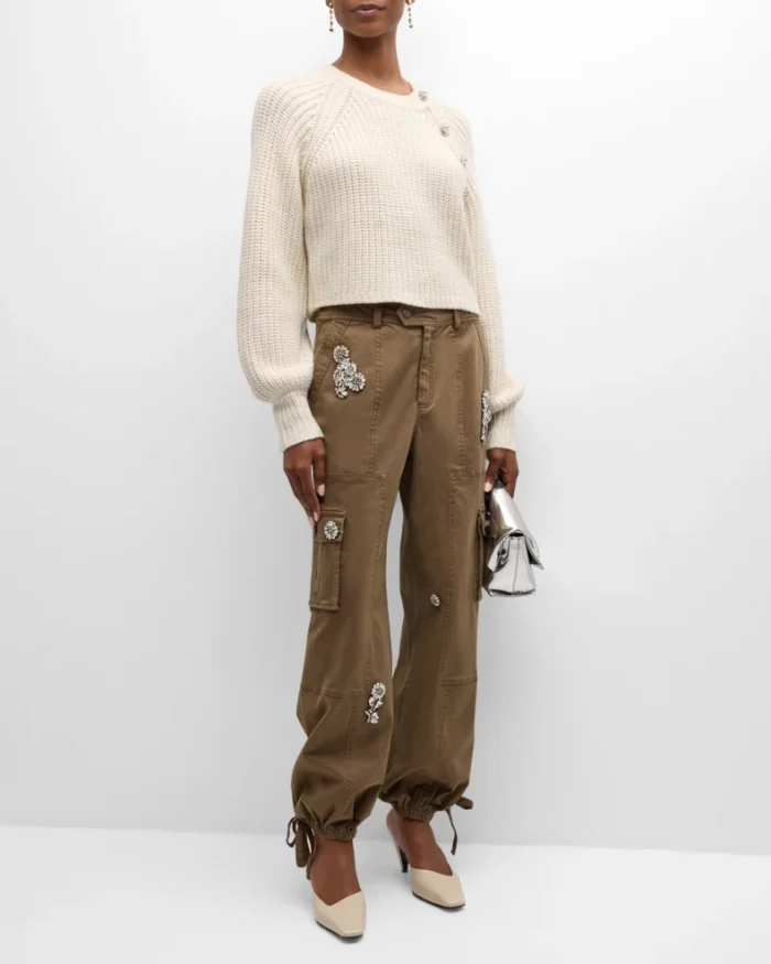 Crystal Chrysanthemum Zola Cargo Pants - Image 2