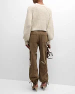 Crystal Chrysanthemum Zola Cargo Pants - Image 4