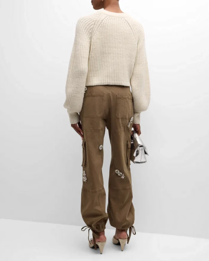 Crystal Chrysanthemum Zola Cargo Pants - Image 4