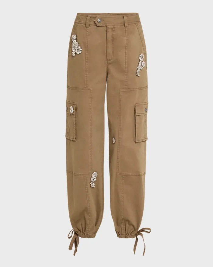 Crystal Chrysanthemum Zola Cargo Pants - Image 1