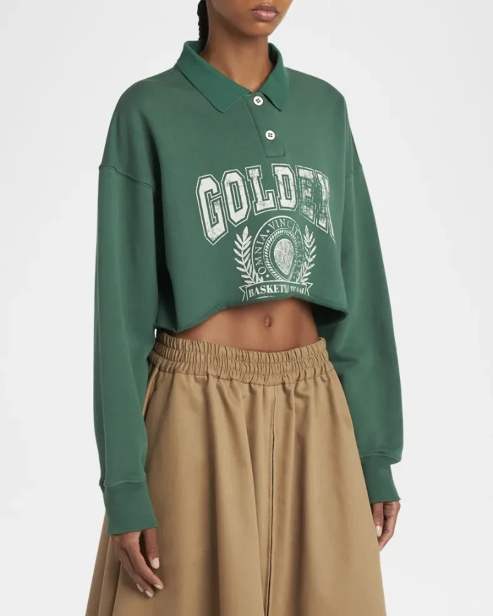 Journey Logo Crop Polo Sweatshirt - Image 4