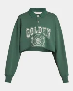 Journey Logo Crop Polo Sweatshirt