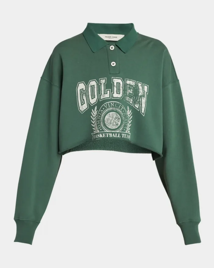 Journey Logo Crop Polo Sweatshirt - Image 1