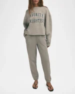 Cropped Collegiate Sweatshirt - Image 2