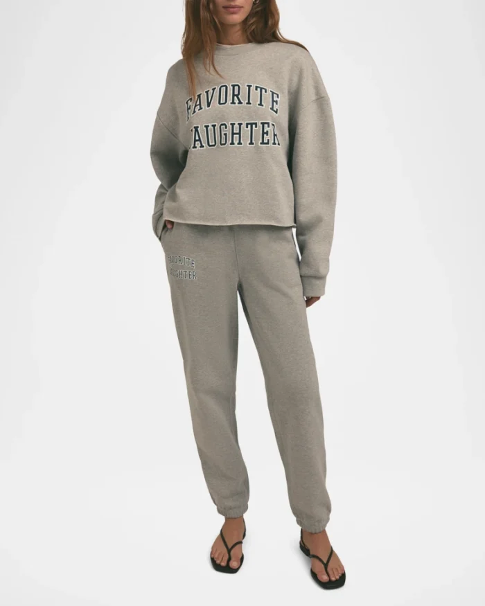 Cropped Collegiate Sweatshirt - Image 2