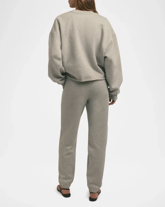 Cropped Collegiate Sweatshirt - Image 3