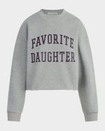 Cropped Collegiate Sweatshirt