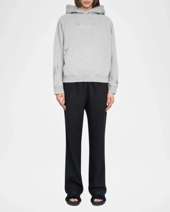 Georgy Multi Strass Hooded Sweatshirt - Image 2