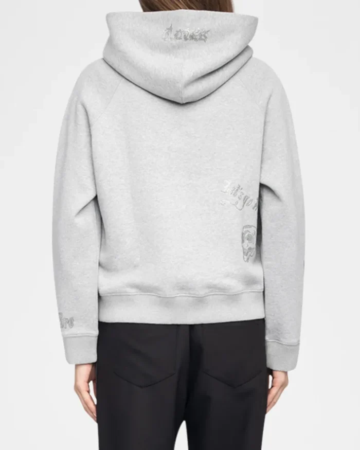 Georgy Multi Strass Hooded Sweatshirt - Image 3