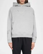 Georgy Multi Strass Hooded Sweatshirt - Image 4