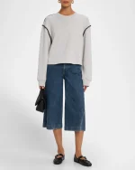 Vintage Terry Blanket-Stitch Pullover - Image 2