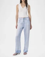 Gaia Denim Flare Pants - Image 2