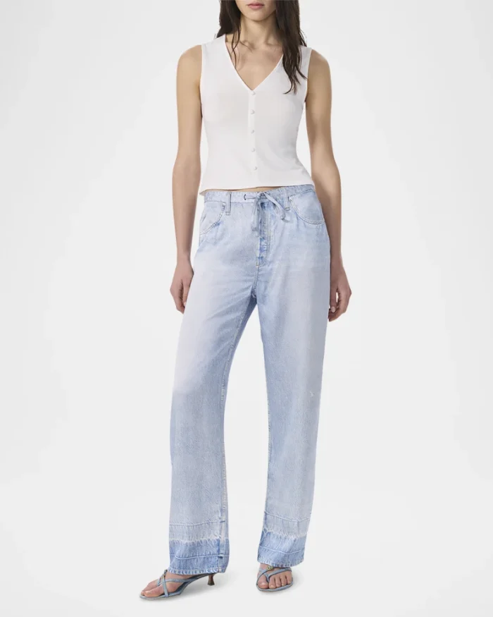 Gaia Denim Flare Pants - Image 2