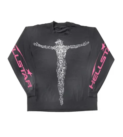 Hellstar Studios QR Code Christ Long Sleeve L/S Tee Black